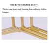 Closet Organizer Suit Hangers with Durable Adjustable Metal Clips for Skirts Pants Slacks Coats