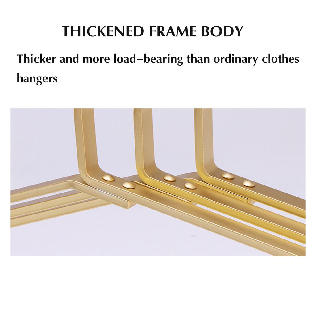 Closet Organizer Suit Hangers with Durable Adjustable Metal Clips for Skirts Pants Slacks Coats