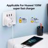 100W 10A USB Type C Data Cable Super Fast Charing Line for Xiaomi Samsung Huawei Mate 60 Honor Quick Charge Type-C Data Cord