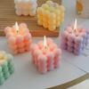 6x6cm Cube Candle Aroma Scented Candles Natural Soy Wax AromatherapyFragrant Birthday Gift