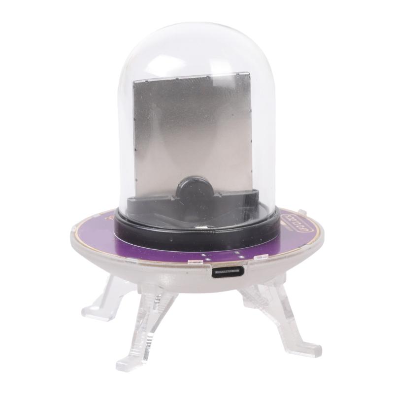 UFOS Weather Clock WiFi Synced Nixies Tube Digital Alarm Clock with IPS Screen Time Bitcoins/Stock/Forex/Gold Tickers