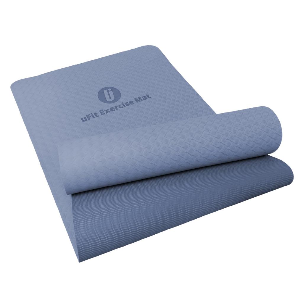 uFit Exercise a Yoga Mat Made of 8mm 183cm X and with a and Durable Construction with a Convergence Ideal for and Other Mat, Japanese-made TPE, 61cm,