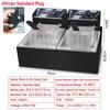 Large Capacity 110V/220V Electric Fryer - US, European, UK Standards - Free Shipping