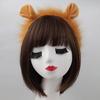 Lion Role Play Outfit Halloween Costume Face Sticker Headband Tail Skirt for Children Adult Cosplay