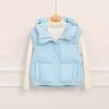 Cotton vest women's short autumn and winter new hooded vest outer wear versatile loose thickened thermal vest jacket
