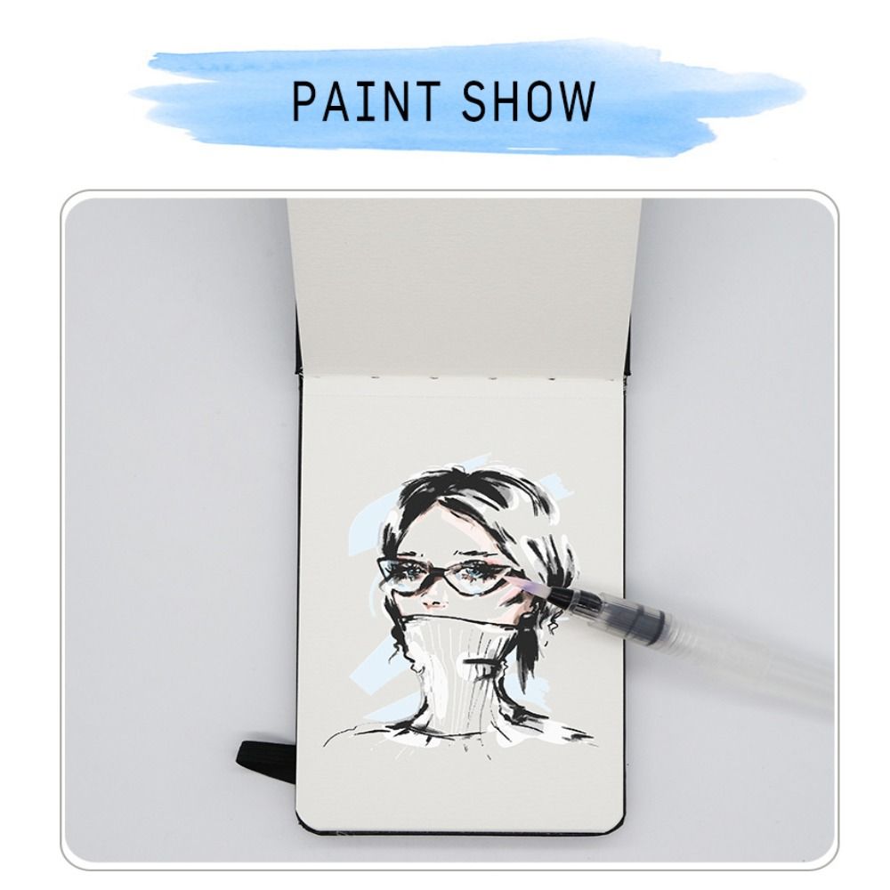 Impermeable A6 Mini Watercolor Book Wet Painting Paper Watercolor Handbook  Student