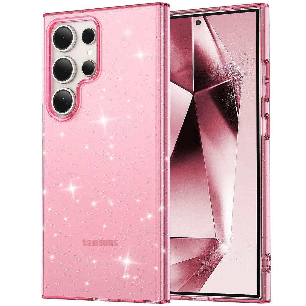 Compatible Samsung Phone Case: S25 Ultra, S24 Starry Sky Glitter, S23 Antibacterial, A56 Protective, A26 Transparent.