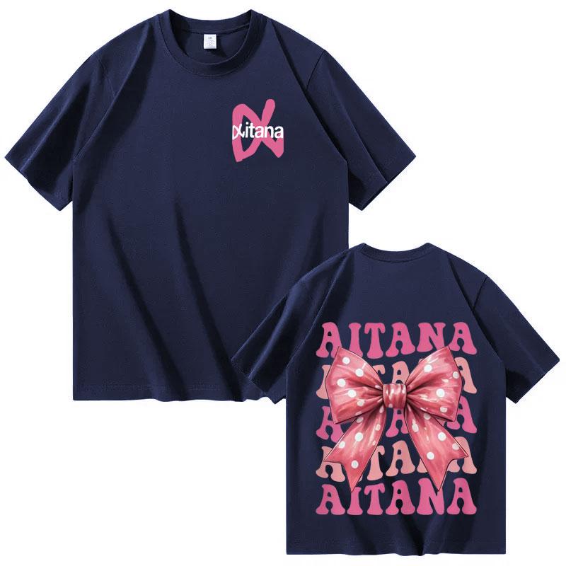 Singer Aitana Tour 2025 Merch Tees Men Women Fashion Crewneck Print Tshirt Tide Shortsleeved Cotton Casual Tee Shirt Streetwear