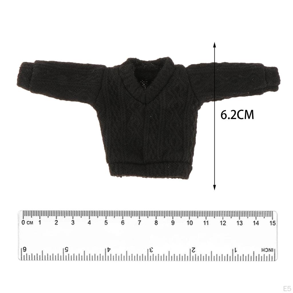1/12 Action Figures Sweater Female Figure Clothing Accessories Cosplay Soft Model Stylish 6 Inch