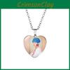 Trendy Korean Style Heart Shaped Bts Necklace For Fashion Enthusiasts And Collectors