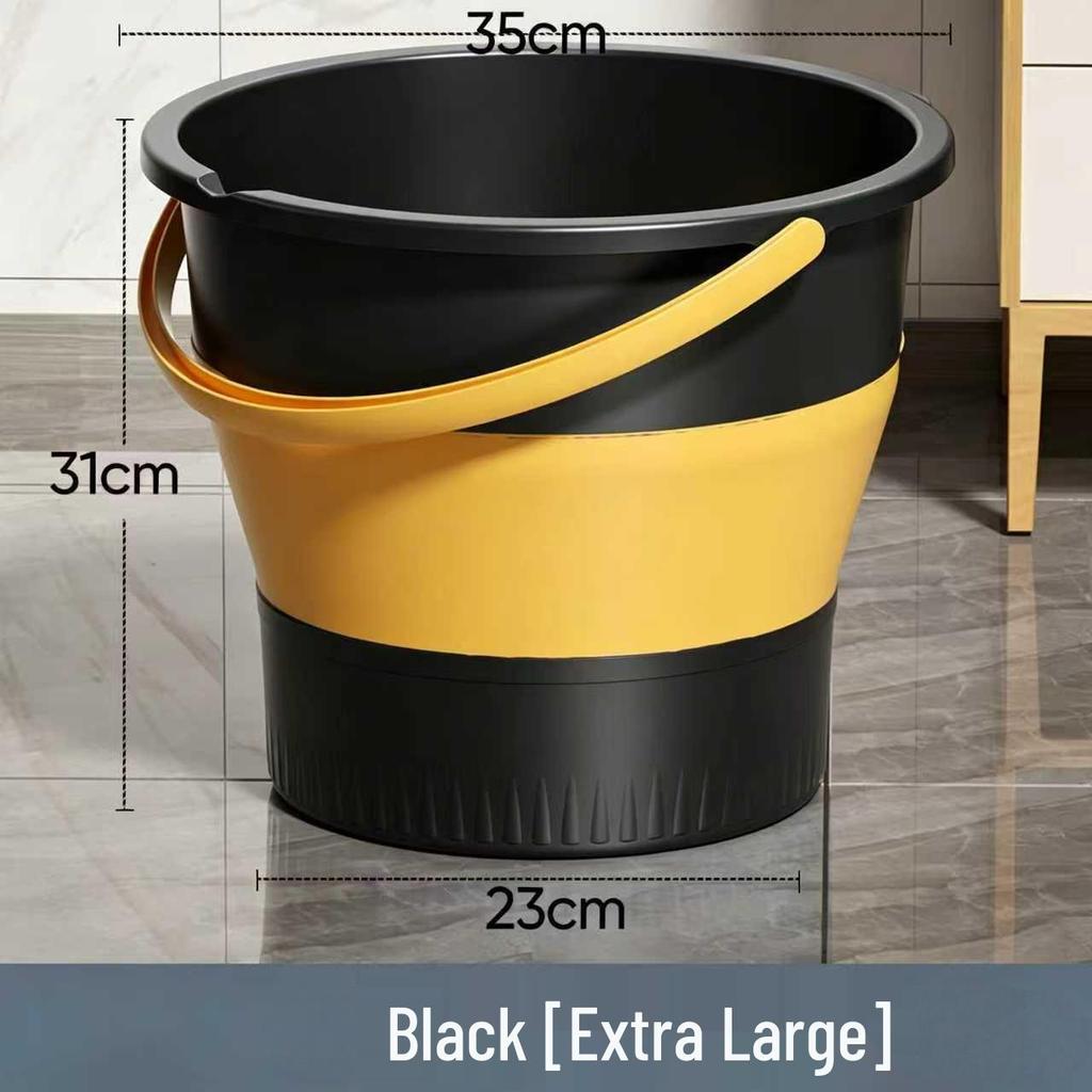 Portable Outdoor Folding Wash Bucket - Ideal for Fishing, Car, Travel, & Household Use