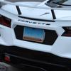 Car Rear License Plate Frame Trim Stickers USA Flag Style Decals Vinyl Sticker Accessories For Chevrolet Corvette C8