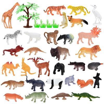 Toy Educational Toys Mini Animal Model Animal  Figure Animal World Zoo Model Simulation Animal