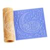 1/4Pcs Clay Roller Embossing Mold High-Precision Engraved Patterned Rolling Pin Moon Design Pottery Tool DIY Craft
