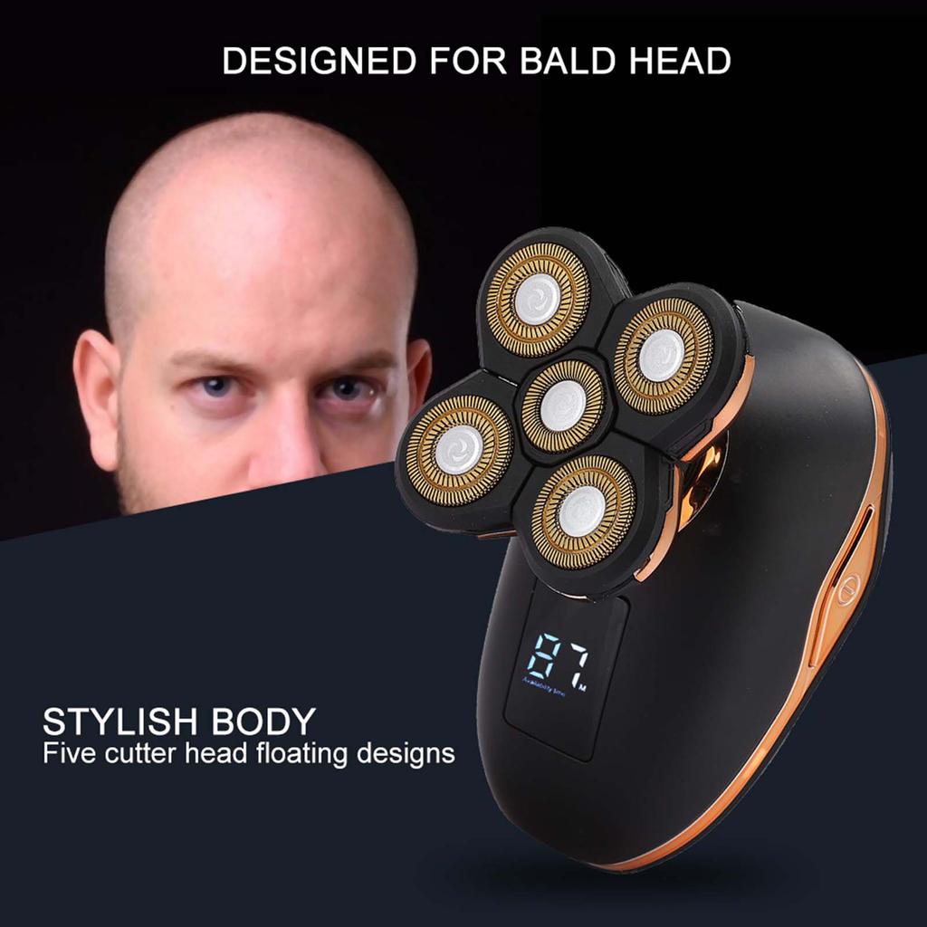 5 In 1 Electric Shaver Waterproof Hair Clipper Nose Hair Trimmer Face Cleansing Machine