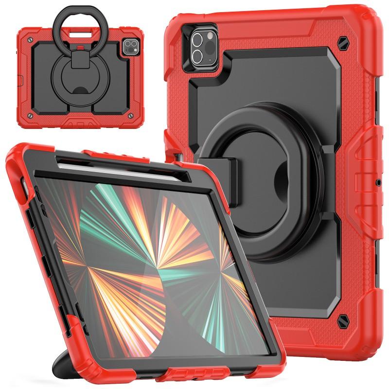 Rotating Handle Case IPad Air 5 With Stand Shockproof Silicone PC Cover 10.2/10.9 Inch Tablets