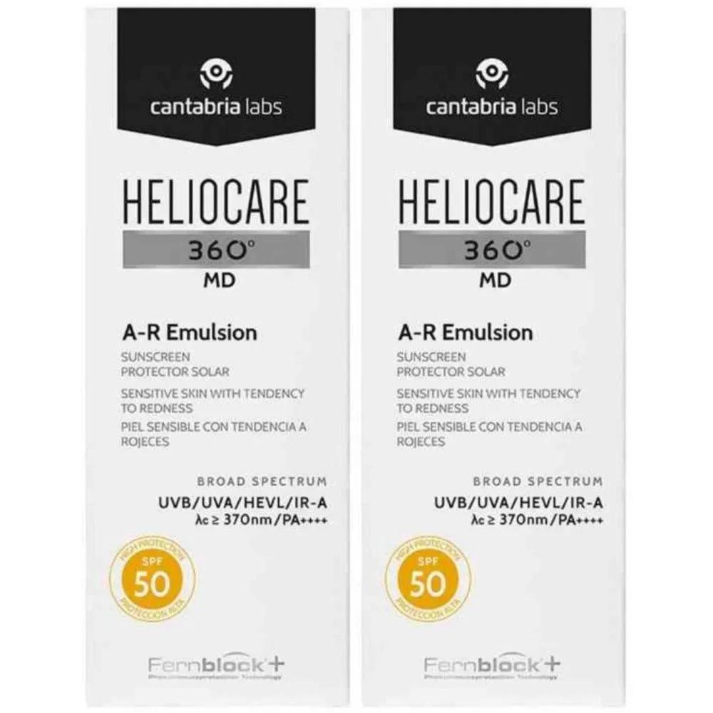 

HELIOCARE 360 MD AR Emulsion SPF50+ 50ml Sunscreen for Sensitive Skin x 2