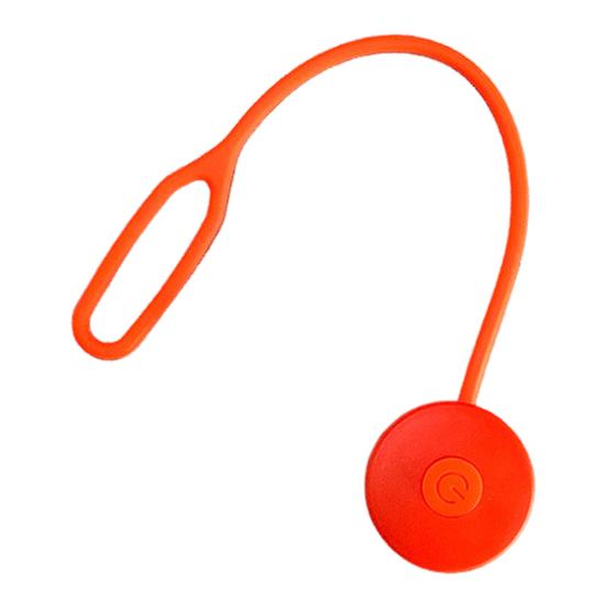 LED Glowing Backpack Light with 3 Flash Modes High Visibility Silicone Rope ABS Housing Adjustable