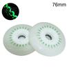 2 Peças 80/76/72mm Patins In-line Patinação LED Luz Piscante Rodas de Patins