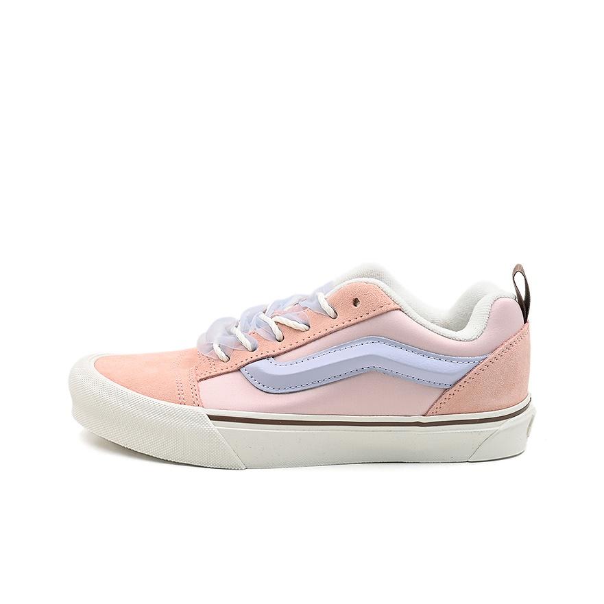 Vans Knu Skool Wygodne Wszechstronne Niskoprofilowe Buty Skate Unisex Trampki Pomarańczowe Różowe Fioletowe VN000D75F94
