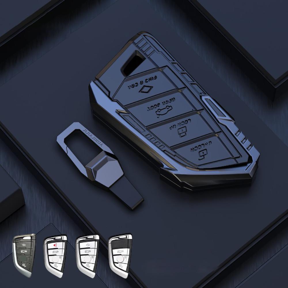 Zinc Alloy Auto Key Fob Cover Case Fit For Bmw X1 X3 X4 X5 F15 X6 F16 G30 7 Series G11 F48 F39 520 525 F30 118I 218I 320I Auto Auto Accessories