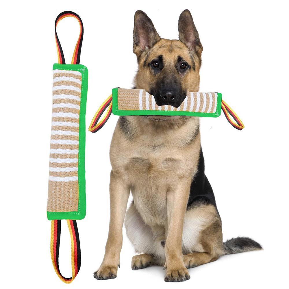 Burlap Dog Bite Stick - Training, Chewing, and Fetching Toy