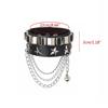 European and American Punk Lovers Rivet Bracelet Star-shaped Leather Bracelet Non-mainstream Rock Bracelet Jewelry
