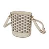 Bally Fashion Casual Letter Logo TPU Bucket Bag Crossbody Shoulder Bag Women Bags Gray Bone-White 6307162