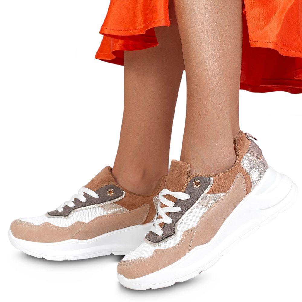 Farini Camel 37 Women's Platform Shoes