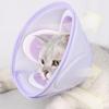 Cartoon Pet Elizabeth Circle Flower Printing 3D Cat Dog Grooming Cover Anti-Bite Breathable Pet Protective Cover Pet Care
