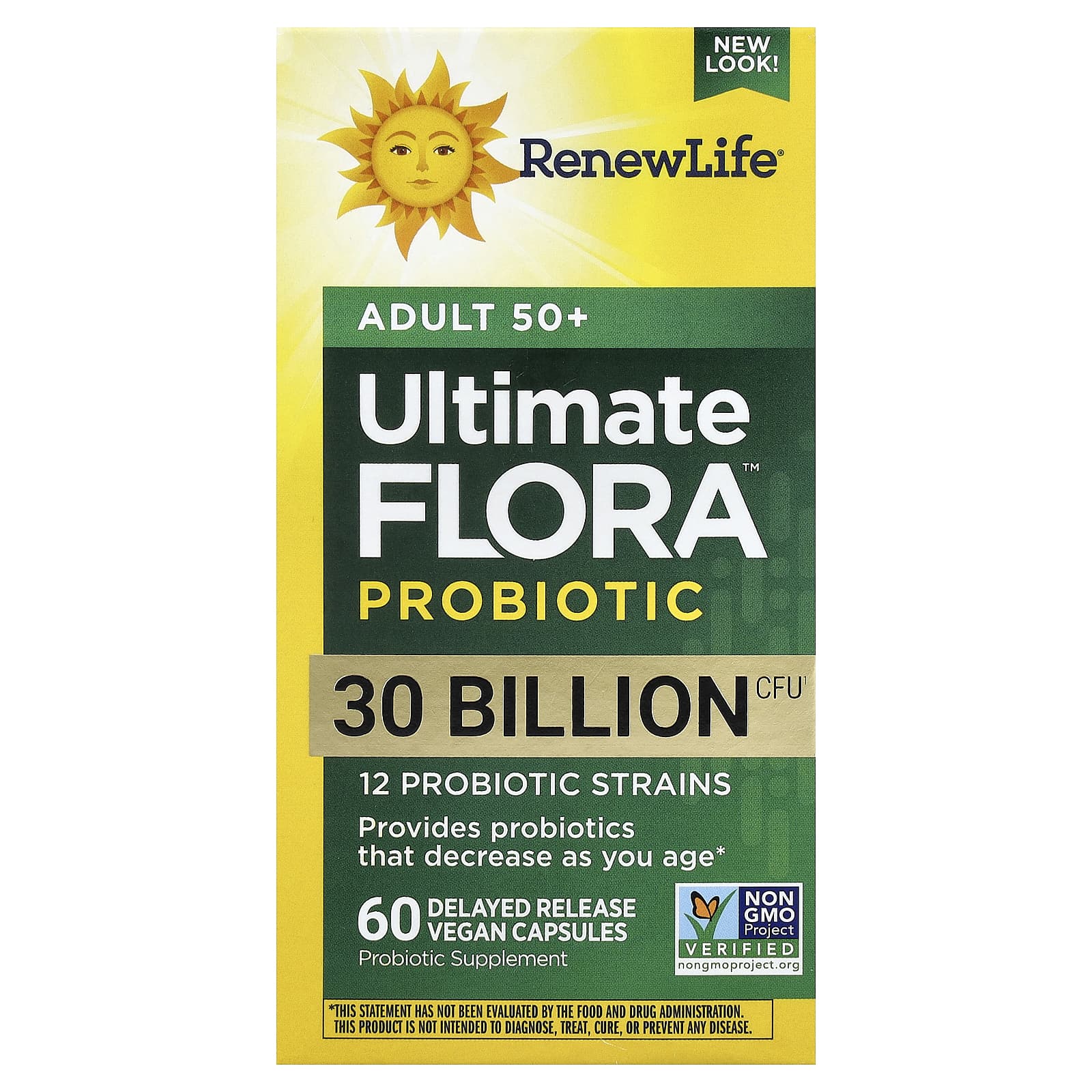 

Ultimate Flora™ Probiotic, Adults 50+, 60 Veggie Capsules