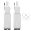 2 Sets 4 In 1 PTFE Adapter Replacement for Bambu Lab A1 Mini 3D Printer Multi Color Printing Filament Feed Hub