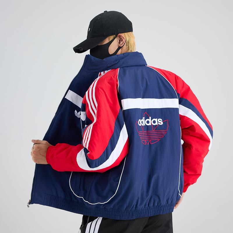 Men's 2025 Clover Embroidery Thick Winter Baseball Jacket