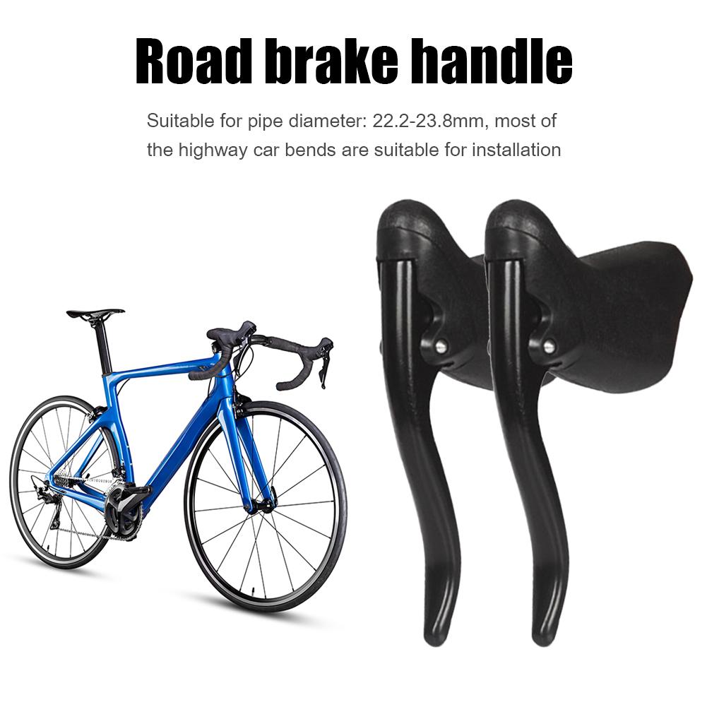 Bike Cycling Brake Levers Aluminium Alloy Bicycle Brake Lever Road Bike Brake Lever Fit for 22.2-23.8mm Bicycle Handlebar