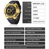 SANDA New Luxury Sport Mens Watch Dual Display Waterproof LED Luminous Digital Chronograph Quartz Man Watches Relogio Masculino