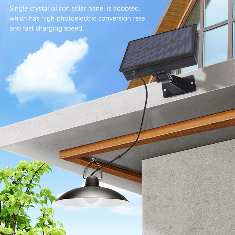 1ks solární závěsné světlo s pohybovým senzorem, LED solární lampa s bílým světlem, lustr pro kempování, venkovní zahradní osvětlení