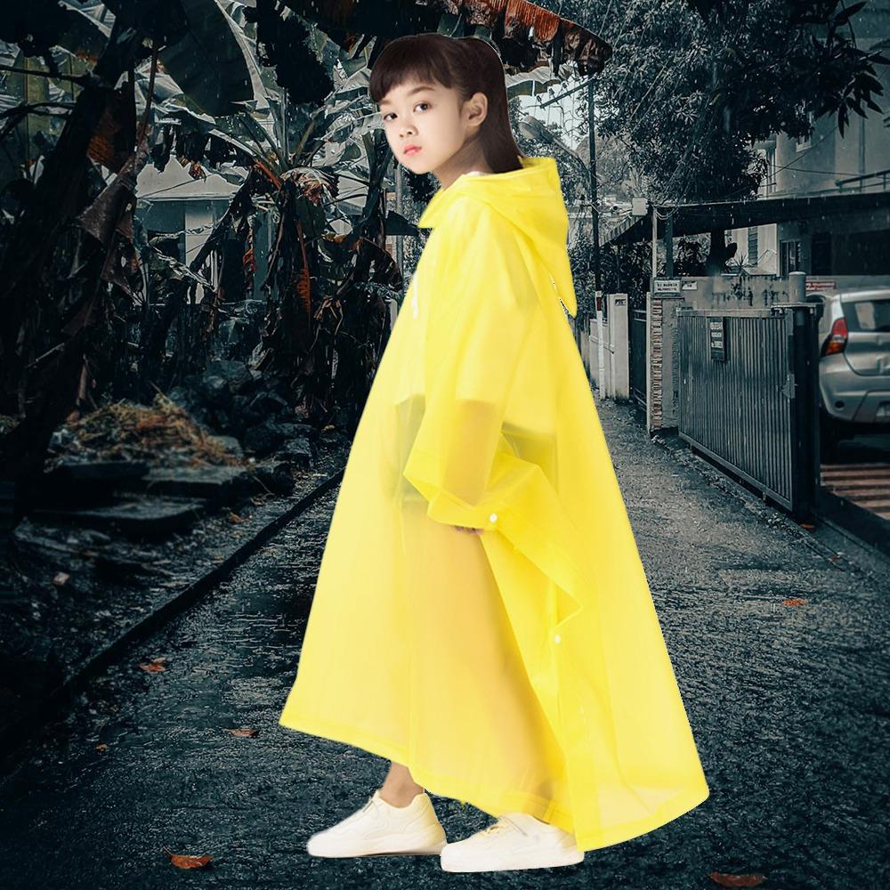 Waterproof Thickening Kids Raincoat Durable Full Body One-Piece Raincoat High Quality EVA Reusable Poncho Convenient Rain Coat