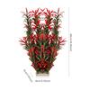 38cm Aquarium Plastic Plants Soft Artificial Fish Tank Decor Low Maintenance for Freshwater/Saltwater Tank Aquascaping Ornament