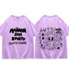 Singer Karol G 2023 New Album Print T Shirt Unisex Women High Street Fashion Oversized T Shirts 100% Cotton Short Sleeve T-shirts