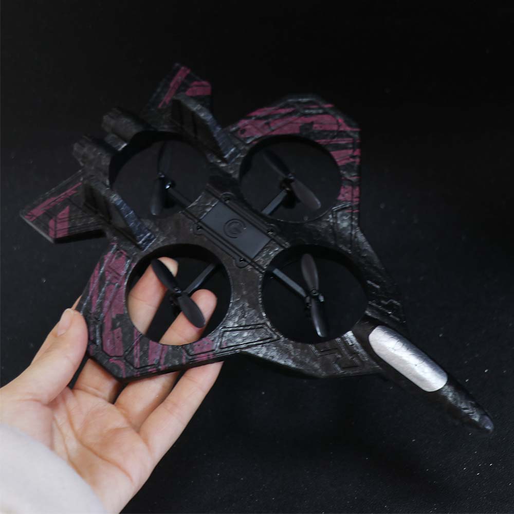 Gravity Sensing Four Motor Helicopter Toy Rechargeable RC Hobby Jet Plane  Parent-child interaction