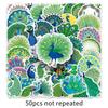 50pcs Peacock Animal Stickers for Skateboards, Luggage, Laptops, Cars, and Motorcycles