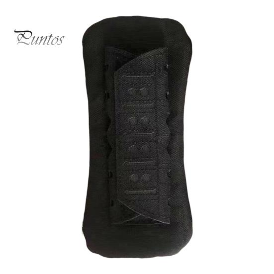 

Рюкзак Наплічний ремінь Підкладка Надміцний Водонепроникний нейлон EVA М’який дихаючий Амортизуючий Жилет для походів на відкритому повітрі Протиковзка подушка чорний