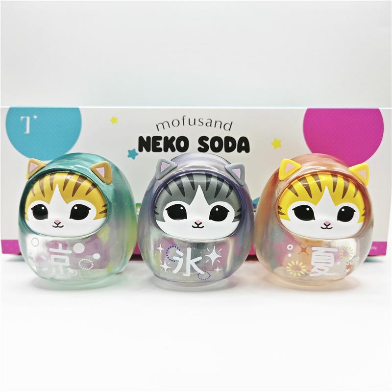 Mofusanda Summer Transparent Damo Blessing Unbreakable Weng Box Egg Blind Box Trendy Toy Home Festival Gift Selection Surprise