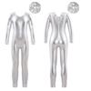 Body da allenamento per bambine, maniche lunghe, cerniera posteriore, body unitard, tuta da balletto e copricapo