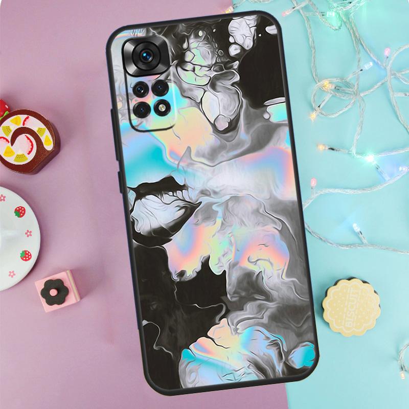 

Trippy Pastel Color Print Case For Xiaomi Redmi Note 13 Pro 14 9 10 11 12 9S 10S 11S 12S Redmi 14C 10C 12C 13C Cover Redmi Note 12S