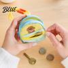 Durable Fabric Coin Purse Small Purse, Macaron Style Mini Backpack Pendant with Lanyard, Lightweight Decorative Embroidery Wallet Pouch Double