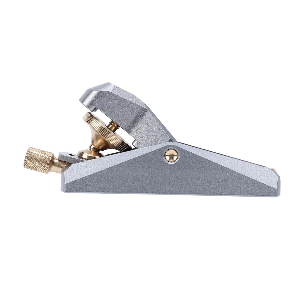 Low Angle Block Plane 33 Degree Woodworking Hand Planer for Miniature Model Leather Making Silver