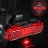 Super Bright USB Charging Bike Tail Light Waterproof LED Rear Lamp Safety Warning Light for Night Riding Cycling Accessories