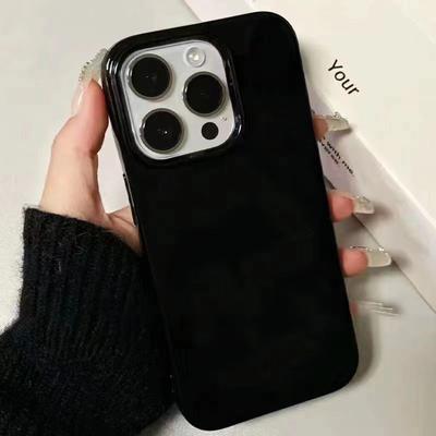 Candy Color Glossy Handyhülle für iPhone 11 Hülle iPhone 15 Pro 11 13 14 Pro Max 12 7 8 Plus XR XS X SE Stoßfeste Fashion Cover
