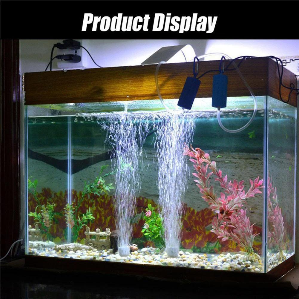 Portable Mini Aquarium USB Air Pump Silent Energy Saving Oxygen Pump for Fish Tank Accessories Aquatic Supplies